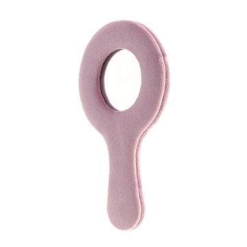 Круглое ручное зеркало в винтажном стиле