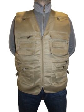 ЖИЛЕТ МУЖСКОЙ ДО 12 КАРМАНОВ, СМЕШЕНИЕ ЦВЕТОВ, 7XL