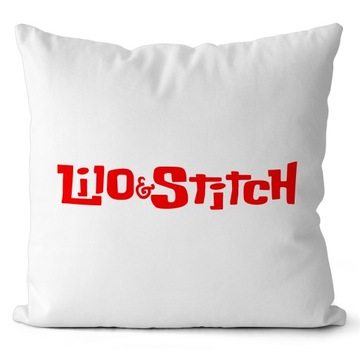 PODUSZKA STICH LILO I STICH PREZENT DLA DZIECKA JASIEK 40X40 CM MIKROFIBRA