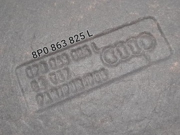 AUDI A3 8P FACELIFT TLUMENÍ KAPOTY 8P0863825L + SPONKY ORIGINÁLNÍ SUPER STAV