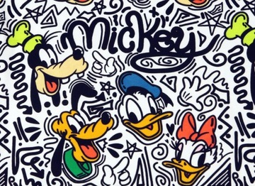 $36 DISNEY Myszka Miki Mickey Mouse Bluza Crop Top