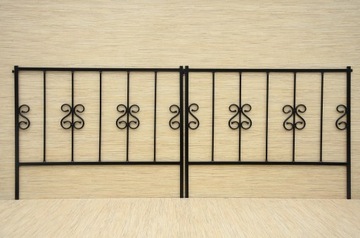 PŁOTEK OGRODOWY METALOWY 100 x 80 cm do ogrodu