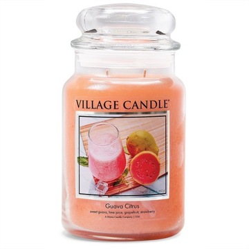 Duża świeca Guava Citrus Village Candle