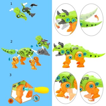 Игрушка Динозавр своими руками в ПОДАРОК ​​развивающая моторика