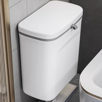 Контейнеры для мусора под водонепроницаемым шкафом, белые