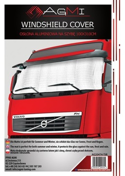 ПРОТИВОМОЛЕЗНЫЙ ЧЕХОЛ 310х100 АЛЮМИНИЕВЫЙ КОВРИК НА ВЕТРОВОЕ СТЕКЛО ЗИМА ЛЕТО