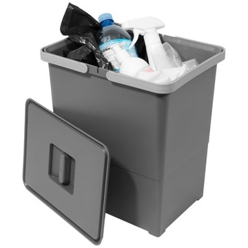 Сортировщик мусора СОВРЕМЕННЫЙ от 40 см. Плавное закрытие 2x18