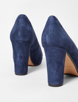 Clarks kendra sienna Pompa Kobiety, Navy Suede, 40