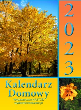 Kalendarz Domowy KL04 zdzierak 2023 + 2022 pakiet