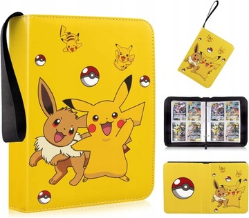 Папка-альбом для карточек Pokemon на 400 карточек + БЕСПЛАТНЫЙ набор карточек