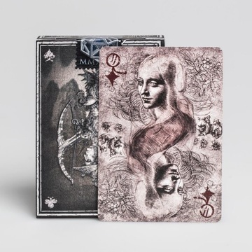 Игральные карты Леонардо MMXVIII да Винчи, серебро