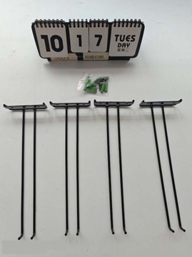 ВЕШАЛКА ДЕРЖАТЕЛЬ ДЛЯ СТЕКЛЯННОЙ ПОЛКИ НАСТЕННАЯ 4 ШТ.