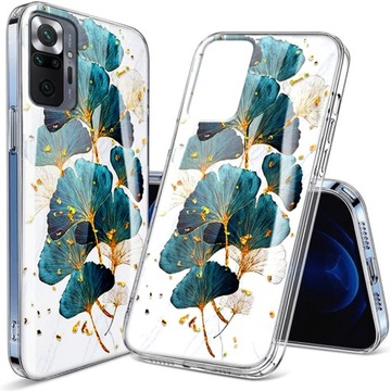 ETUI DO XIAOMI REDMI NOTE 10 PRO GLAMOUR SILIKON GLITTER BROKATOWE + SZKŁO