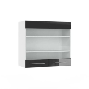 FAME-LINE SZAFKA WISZĄCA 80CM ANTRACYT BIAŁY VICCO