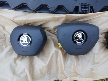 SKODA SCALA KAMIQ DESKA KOKPIT KONZOLA PÁSY AIRBAG MATERIÁL