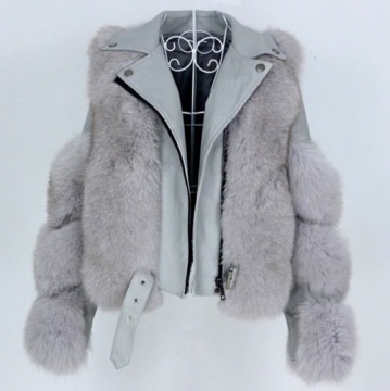 LUX Ramones Натуральная кожа Мех лисы 40 л