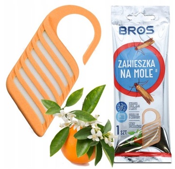 BROS Zawieszka na MOLE Odzieżowe Kwiat Pomarańczy