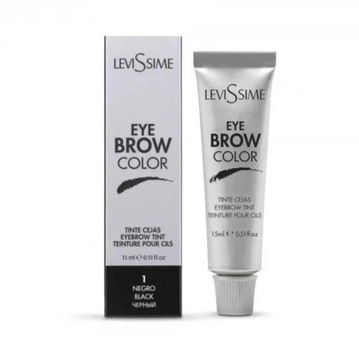 Farba do brwi LeviSsime Eye Brow Color nr 1 Black/Czarna, 15 ml