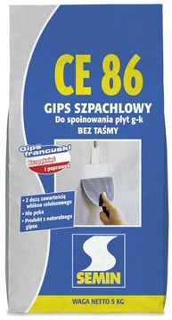Semin CE86 Gips Szpachlowy do spoinowania 5kg