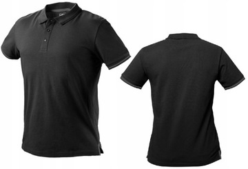 NEO Koszulka polo DENIM T-SHIRT czarna 81-659-XXL