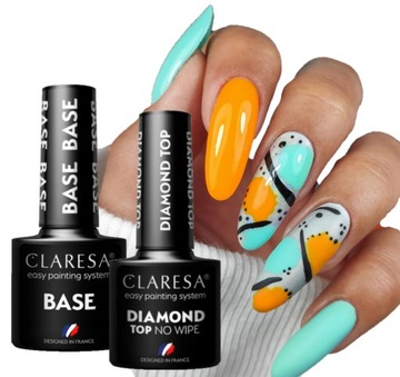 Claresa Zestaw 1+1 Hybrydowa Baza i Top Diamond