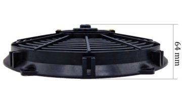 ТОНКИЙ ВЕНТИЛЯТОР РАДИАТОРА 12 В, 29 см, всасывание