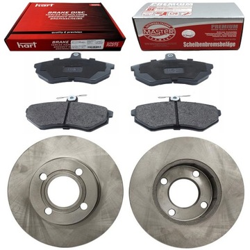 TARCZE KLOCKI PRZÓD AUDI 80 B4 91-92 PEŁNE 256x13