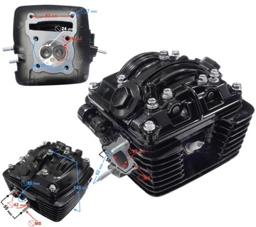 GT 125 Moretti голова в сборе