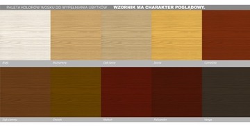 Wosk do wypełniania ubytków w drewnie - COLORIT