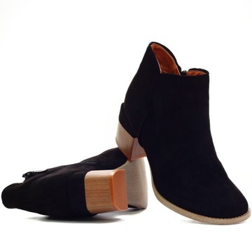 ЭЛЕГАНТНЫЕ ЖЕНСКИЕ БОТИНКИ С ВЫРЕЗОМ НА СТОЙКЕ