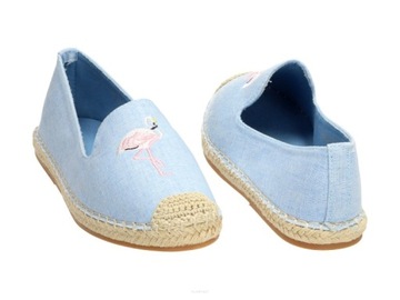 Niebieskie espadryle damskie VICES 1202-11 r37