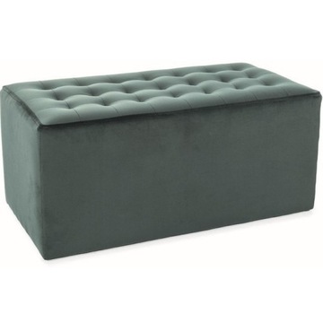Pufa Lori 2 Velvet Zielony Bluvel 78 Salon Wygodna