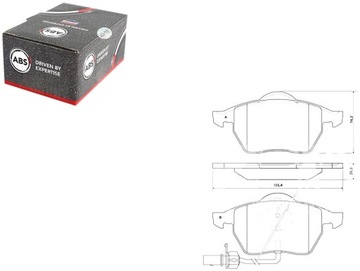 KLOCKI HAMULCOWE AUDI A4 1.8 T (8EC. B7)