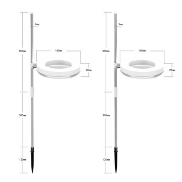 Светодиодная лампа для выращивания растений USB GROW 2 кольца 20 Вт 450 нм 144 диода