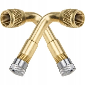 2x 90° ANGLE VALVE EXTENSION FOR TIRE INFLATION