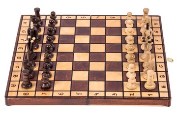 SQUARE - Szachy drewniane dla dzieci - ROYAL 36