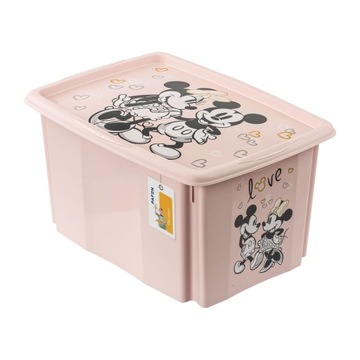 Zamykany pojemnik na zabawki Minnie Mouse 45L