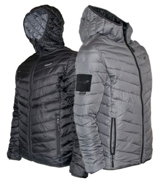 Texar Kurtka Puchowa Wojskowa Dwustronna Reverse Czarna/Grey 2w1 roz. S