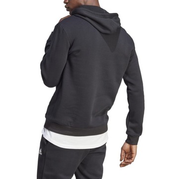 Adidas bluza męska Essentials Fleece bawełniana na suwak Big Logo r.XL