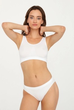 GATTA БЕСШОВНЫЙ СПОРТИВНЫЙ БЮСТГАЛТЕР БЕЛЫЙ M