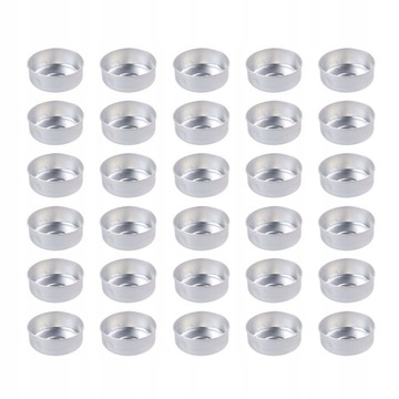 300 sztuk Puste Tealight puszki Metalowe puszki