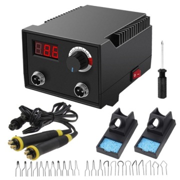 СТАНЦИЯ ДЛЯ ВЫЖИГАНИЯ 100W 23 НАСАДКИ КОНТРОЛЬ ТЕМПЕРАТУРЫ 0-750°C