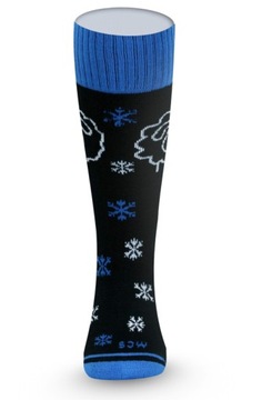 Детские лыжные носки Lasting MERINO SJW XS синие