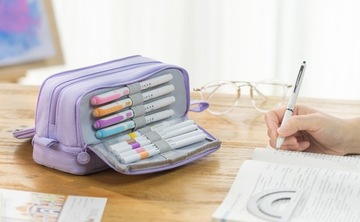 БОЛЬШОЙ ШКОЛЬНЫЙ ПЕНАЛ, ЧЕТЫРЕ ОТДЕЛЕНИЯ, МНОГОФУНКЦИОНАЛЬНЫЙ