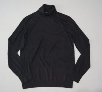 COS cienki sweter z golfem 100% wełna 36 S 38 M PREMIUM D163