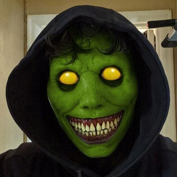 Жуткая МАСКА Улыбающийся Белоглазый Злой C