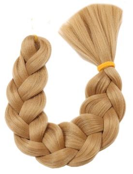 Włosy Syntetyczne na Warkoczyki PROSTE blond #27D