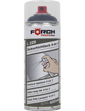 FORCH 4W1 ANTYKOROZYJNA FARBA NA RDZĘ CZARNY MAT SPRAY 400ML