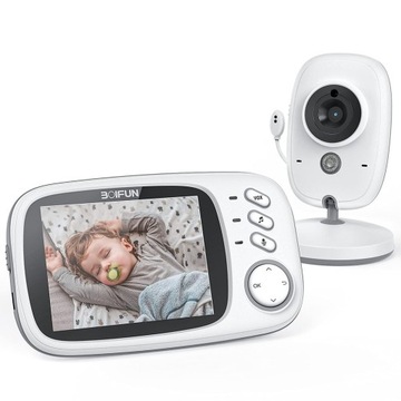 NIANIA ELEKTRONICZNA KAMERA NA ŻYWO LCD TRYB NOCNY