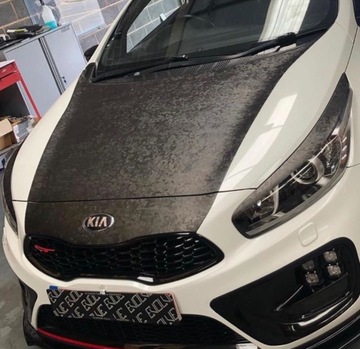 HIT Кованая карбоновая фольга FORGED CARBON HEXIS 100x152